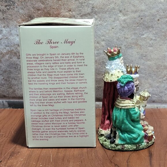 International Santa Claus Collection The Three Magi Spain Figurine 1995 - Picture 3 of 10
